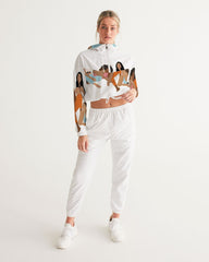 candalll Women's Cropped Windbreaker
