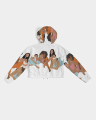 candalll Women's Cropped Windbreaker