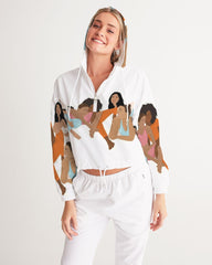 candalll Women's Cropped Windbreaker
